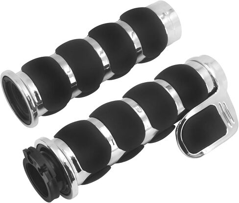 1 inch Handlebar Grips 25mm Aluminum Hand Grips Compatible with Harley Touring Softail Dyna Sportster XL883 1200 XR VRSC in Kuwait