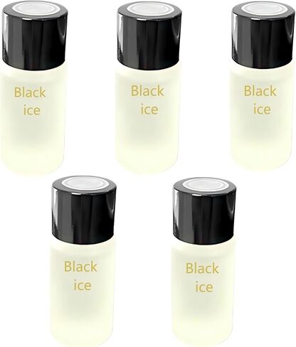 Car Air Freshener Refills – Set of 5 (10 ml each), Universal Fit for Air Vent Smart Car Fresheners, Refreshing and Pleasant Scent (Black ice) in Kuwait