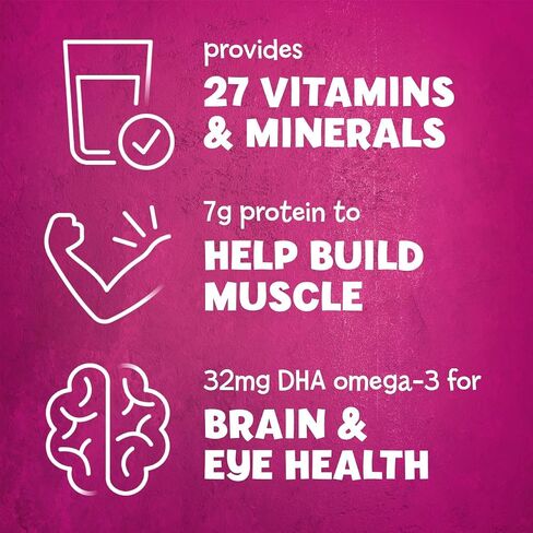 PediaSure Grow & Gain with Immune Support, Kids Protein Shake, 27 Vitamins and Minerals, 7g Protein, Helps Kids Catch Up On Growth, Non-GMO, Gluten-Free, Vanilla, 8 Fl Oz (Pack of 24) in Saudi Arabia