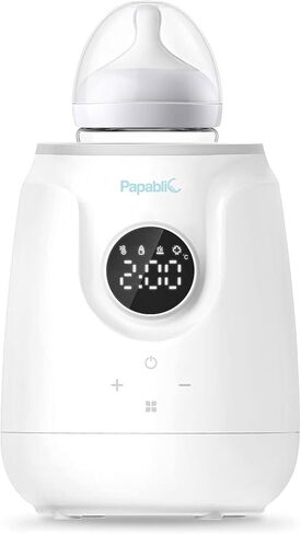 بابابليك جهاز تدفئة زجاجات الاطفال فائق السرعة 5 في 1 لحليب الام والتركيبة، مع مؤقت رقمي وايقاف تلقائي in Kuwait