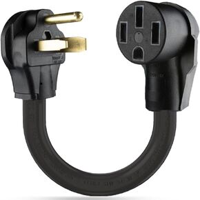 NEMA 6-50P إلى 14-50R ev adapter adapter cord-UL Certificate ، 250V 3 Prong Dryer Outlet Slabe to 50 amp 4 Prong Female Connector ، موصل النحاس الخالص الشديد لمستوى 2 EV شحن
