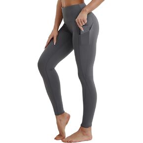 BUBBLELIME 25"/26"/27"/28" Inseam Women's Basic/Out Pockets High Waist Yoga Pants Stretchy Workout Pants