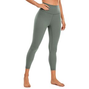 CRZ YOGA Womens Brushed Naked Feeling Workout Capri Leggings 23'' - High Waisted Tummy Control Yoga Pants