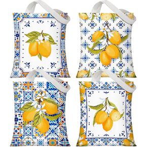 Paterr 4 Pcs Tote Bags Canvas Bags Gift Travel Gift for Women