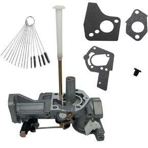 498298 Carburetor Compatible for Briggs & Stratton 692784 495951 492611 490533 495426 130202 112202 112232 134202 137202 133212 135202 5HP Carb with Gasket & Cleaning Brushes
