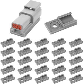25 PCS Tool Deutsch Connector Tool ، Deutsch Connectors Accessories Kit متوافقة مع Deutsch DTM ، DTP ، DT DTHD Size 2/3/4/6/12 PIN CONNECTOR CLIP