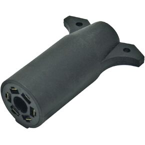 Reese Towpower 85216 7-Way Blade to 6-Pin Center Pin Auxiliary Adapter , Black