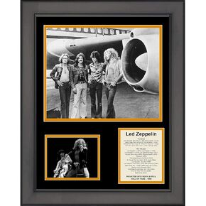 مؤطر LED Zeppelin IV الألبوم 11 "X14" موسيقى ثلاث صور الصور رقم 2