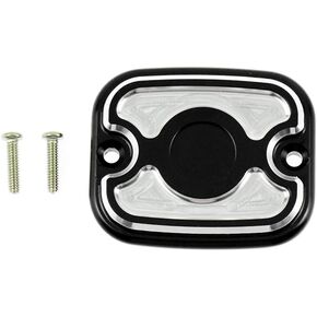 HDBUBALUS Brake Master Cylinder Cover Brake Reservoir Cover Cap Fit for Harley Dyna Touring Electra Glide Softail