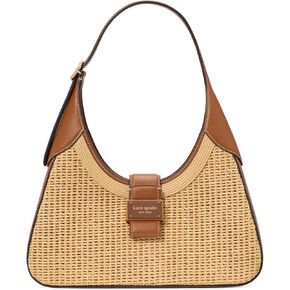 kate spade new york Nouveau Straw Small Shoulder, Cavern Clay Multi