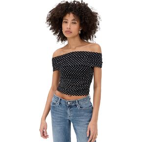 alice + olivia Women's Isadola Off The Shoulder Top