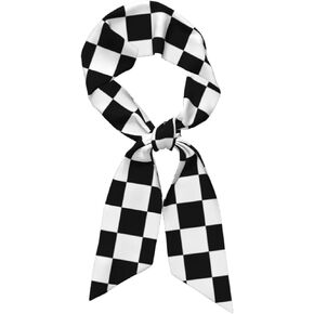 Head Scarf Hair Neck Scarves for Women Fashion Purse Bag Scarfs Handbags Silky Satin Headscarf Charms