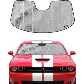 Windshield Sun Shade for Dodge Durango 2011-2020 Custom Fit Front Window Sunshade - AstraGuard