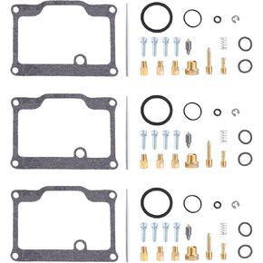 مجموعة Rebuild Kit 14823125 لعام 1994 Polaris Indy XLT Special XTRA ، لعام 1996 XLT RMK 600 ، لعام 1992-1994 INDY XLT/SKS/SP ، ل XLT SP SKS 600 1995 1998 1997 Carburet Rebuild Kit Kit