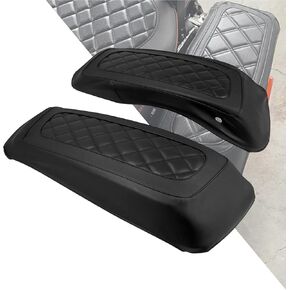 غطاء Hdbubalus saddlebag يغطي واقية من الصلبة الصلبة ليدباج برا مناسبة لعام 2014-2024 هارلي تورنج رود كينغ إلكترا جليد للغاية محدودة flhtk flhxs tri glide (غرز أسود)