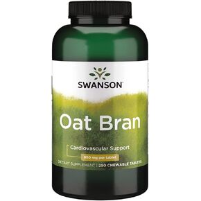 Swanson Oat Bran 850 Milligrams 250 Chwbls