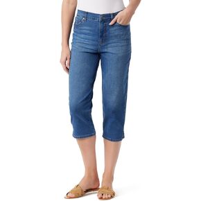 Gloria Vanderbilt Women's Amanda Capri with High Rise Straight Standard