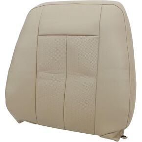 Priprilod Tan Leather Driver أو Side Side Side Top Lean Back Presection Cover متوافق مع Ford Expedition 2007 2008 2008 2010 2011 2013 2013