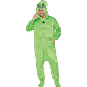 روح الهالوين الكابوس قبل عيد الميلاد البالغ Oogie Boogie Phemsuit Costume | مرخص رسميا | ديزني الأشرار
