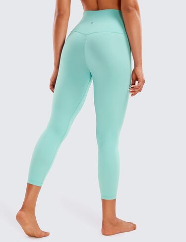CRZ YOGA Womens Brushed Naked Feeling Workout Capri Leggings 23'' - High Waisted Tummy Control Yoga Pants in Saudi Arabia