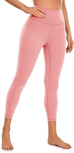 CRZ YOGA Womens Brushed Naked Feeling Workout Capri Leggings 23'' - High Waisted Tummy Control Yoga Pants in Saudi Arabia