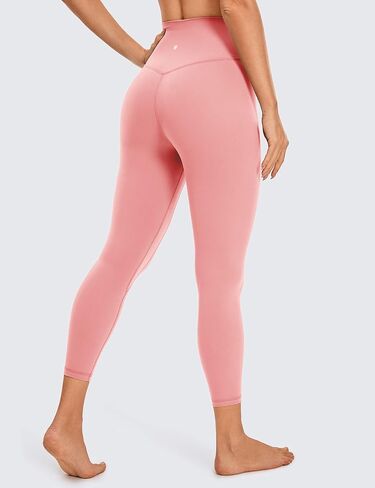 CRZ YOGA Womens Brushed Naked Feeling Workout Capri Leggings 23'' - High Waisted Tummy Control Yoga Pants in Saudi Arabia