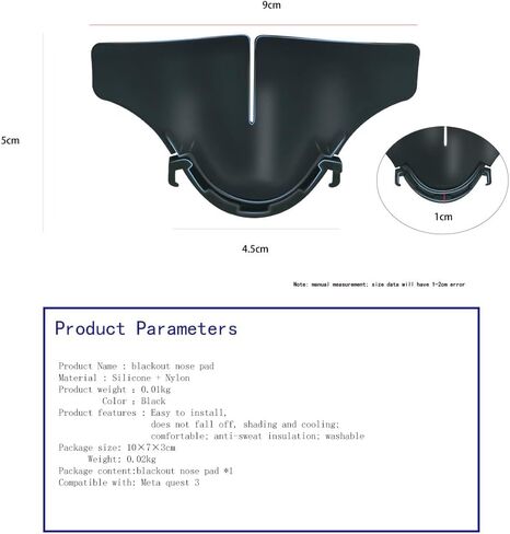 TNE Lens Cover for Meta Quest Pro VR Headset | Protective Dust Proof Cover Anti-Scratch Protector Soft Lens Pad Accessories for Oculus Quest 2, Oculus Rift S, Pico 4 and HP Reverb G2 (Black) in Kuwait