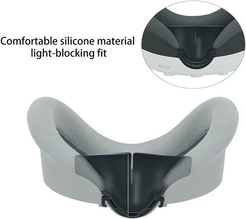 TNE Lens Cover for Meta Quest Pro VR Headset | Protective Dust Proof Cover Anti-Scratch Protector Soft Lens Pad Accessories for Oculus Quest 2, Oculus Rift S, Pico 4 and HP Reverb G2 (Black) in Kuwait