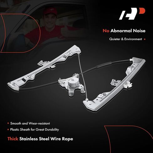 A-Premium Power Window Regulator Without Motor Compatible with Nissan Altima 2002-2006 Sedan Front Left Driver Side in Saudi Arabia