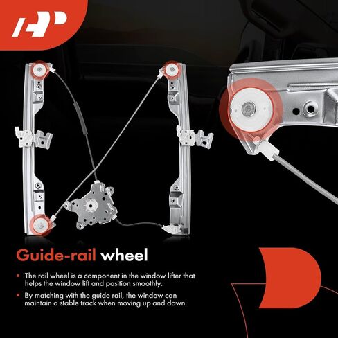 A-Premium Power Window Regulator Without Motor Compatible with Nissan Altima 2002-2006 Sedan Front Left Driver Side in Saudi Arabia