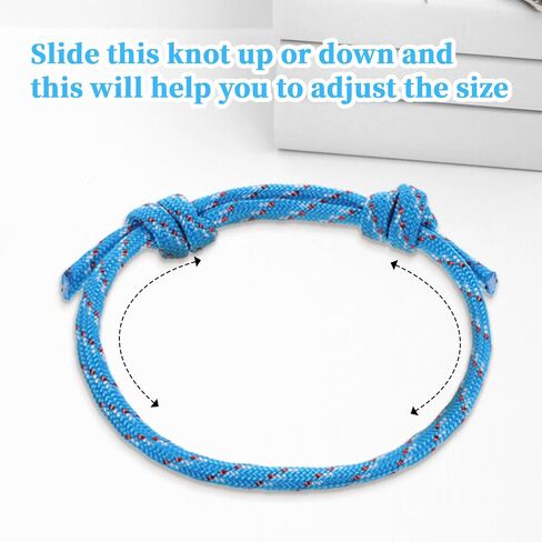 10 PCS Mens Rope Bracelets, Braided Bracelets for Men Mens Adjustable Bracelet, Friendship Bracelet for Men 10 Colors in Saudi Arabia