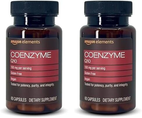 Amazon Brand - Revly Vegan CoQ10 100 mg - Normal Energy Production, Supports Cardiovascular Health, 2 Month Supply (60 Capsules) in Kuwait
