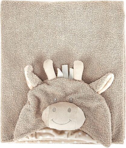 Stephan Baby Terry Plush Hooded Bath Towel, Frog, 0-24 Months in Saudi Arabia
