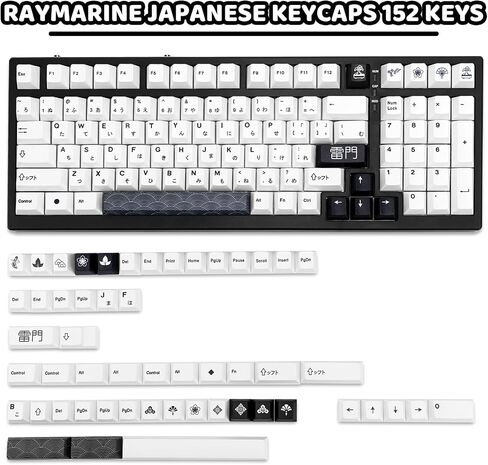 GEKUCAP 128 Keys Dark Grey Keycaps, Cherrr Profile PBT Customized Keycaps Set, Dye Sublimation Black and Grey Keycaps Fit for Any Cherry Mx Switches Gaming Mechanical Keyboard in Saudi Arabia