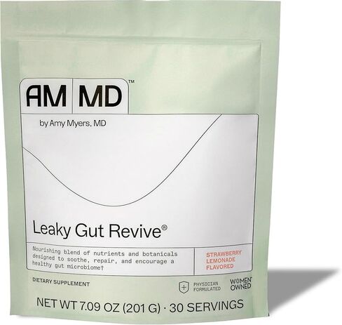 Dr. Amy Myers Revive Powder for Leaky Gut Repair – L Glutamine Powder to Reduce Symptoms Like Constipation, IBS, Diarrhea, Bloating – Plant Based Supplement to Maintain A Healthy Gut Lining in Saudi Arabia