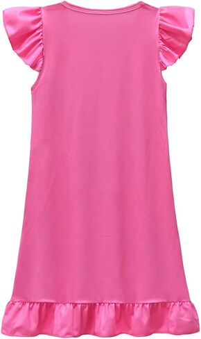 Toddler Girls Nightgowns Clothing Sleepwear Short sleeved dress fashion skirt pajamas 3-10years in Saudi Arabia