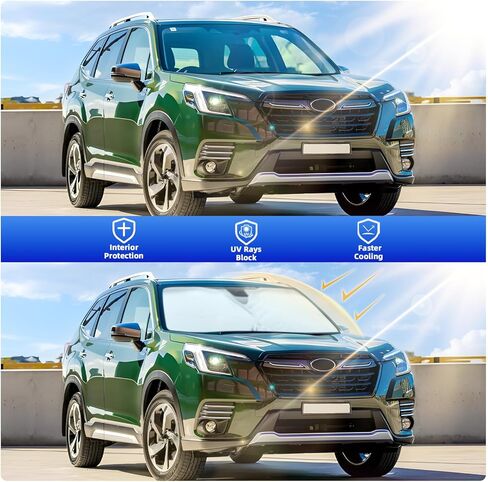 الزجاج الأمامي الظل أشعة الشمس لشيفروليه سيلفرادو 1500 2014-2025 ، ظلال النافذة الأمامية ملائمة لملحقات تشيفي ، درع شمس السيارة القابلة للطي مع عجلة قيادة شمسية لمنع الأشعة فوق البنفسجية. in Kuwait