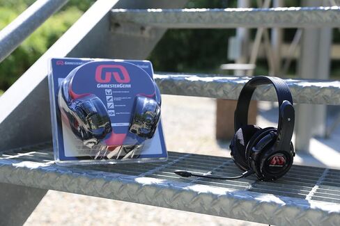 GamesterGear PC PS4 Xbox One Stereo Over-Ear Gaming Headset, Online Chat, Headphone with Detachable Micophone - iPad Mobile Tablet Mac in Kuwait