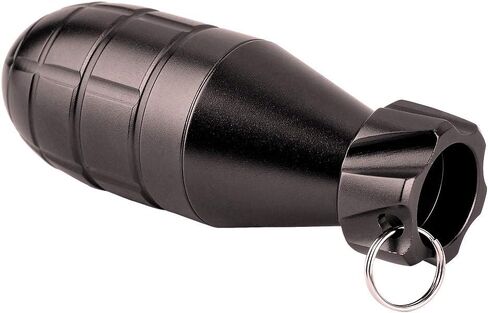 EDC Waterproof Container Pill Case/Holder/Cash Stash Keychain Fob with Key Ring, Emergency Accessory Organizer Bottle Matches Dry Box, Cool Gadget Gifts for Men Outdoor Survival Camping Travel in Kuwait