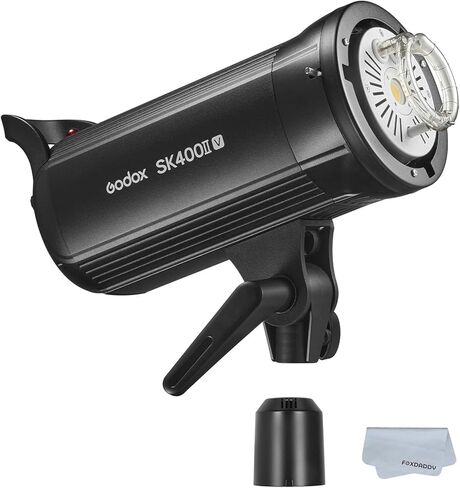 غودوكس SK400II-V (تحديث جديد 2023) 400 واط بوينز ماونت ستوديو التصوير 5600±200K ضوء وامض مدمج 2.4G لاسلكي X مع مصباح نمذجة LED بوينز ماونت فلاش للتصوير الفوتوغرافي in Saudi Arabia
