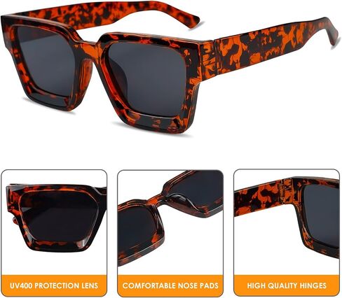 Sunglasses for Women Men Retro Classic Metal Stylish Trendy Sun Glasses UV400 Protection in Saudi Arabia