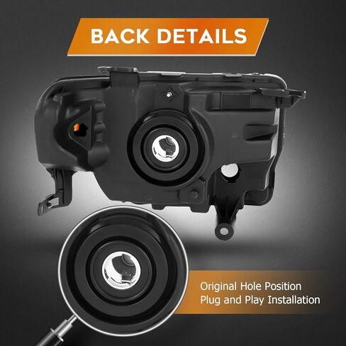 مجموعة المصابيح الأمامية متوافقة مع Ford for Escape 2008-2012 لم يتم تضمين 8L8Z13008B 9L8Z13008A in Kuwait