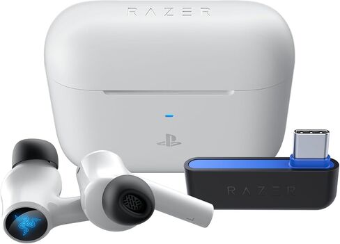 Razer Hammerhead HyperSpeed Wireless Multi-Platform Gaming Earbuds for Xbox Series X|S, Xbox One, PC, Mobile: ANC - Noise Cancelling Mic - Bluetooth 5.2 - RGB Chroma - 30 Hr Battery in Saudi Arabia