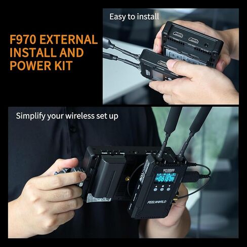 FEELWORLD F5 Pro 5.5 Inch Field Monitor 4K 1920x1080 DSLR HDMI Touch Scree Camera IPS FHD Power Kit to Wireless Transmission Video Assist 5V Type-C Input Tilt Arm (Standard) in Saudi Arabia