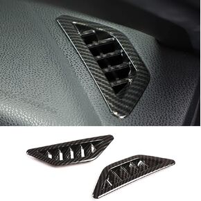 Car Accessories Fit for Subaru BRZ Toyota 86 2012-2020 Instrument Panel Dashboard Trims Air Outlet Frame Cover (Carbon Fiber Style) ABS 2 PCS