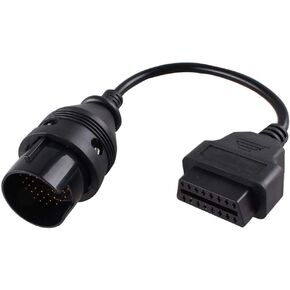 OBDII OBD2 38 PIN إلى 16 دبوس كابل موصل تشخيص التشخيص لمرسيدس بنز