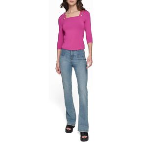 Karl Lagerfeld Paris Women's Soft Everyday Long Sleeve