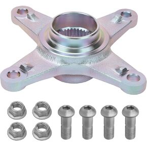 JAVIK Rear Axle Sprocket Mount Hub Collar Holder Kit Compatible with Yamaha 2004-2013 YFZ450 2006-2024 Raptor 700 OEM# 1S3-25386-00-00 5TG-25386-00-00 1PE-F5386-00-00