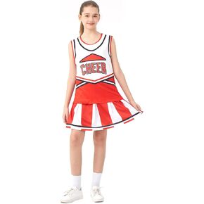Cheerleading Uniform for Women, Cheerleader Costume, Cheerleader Dress for Holiday Cosplay Gifts