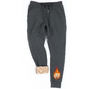 Inno Men's 30 "32" 34 "36" 38 "Sherpa Fleece مبطنة بالركض على السراويل الدافئة في الشتاء الشتوي الصالة القصيرة طويلة